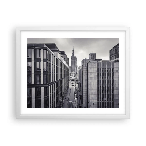 Plakát v bílém rámu - Varšavské údolí - 50x40 cm