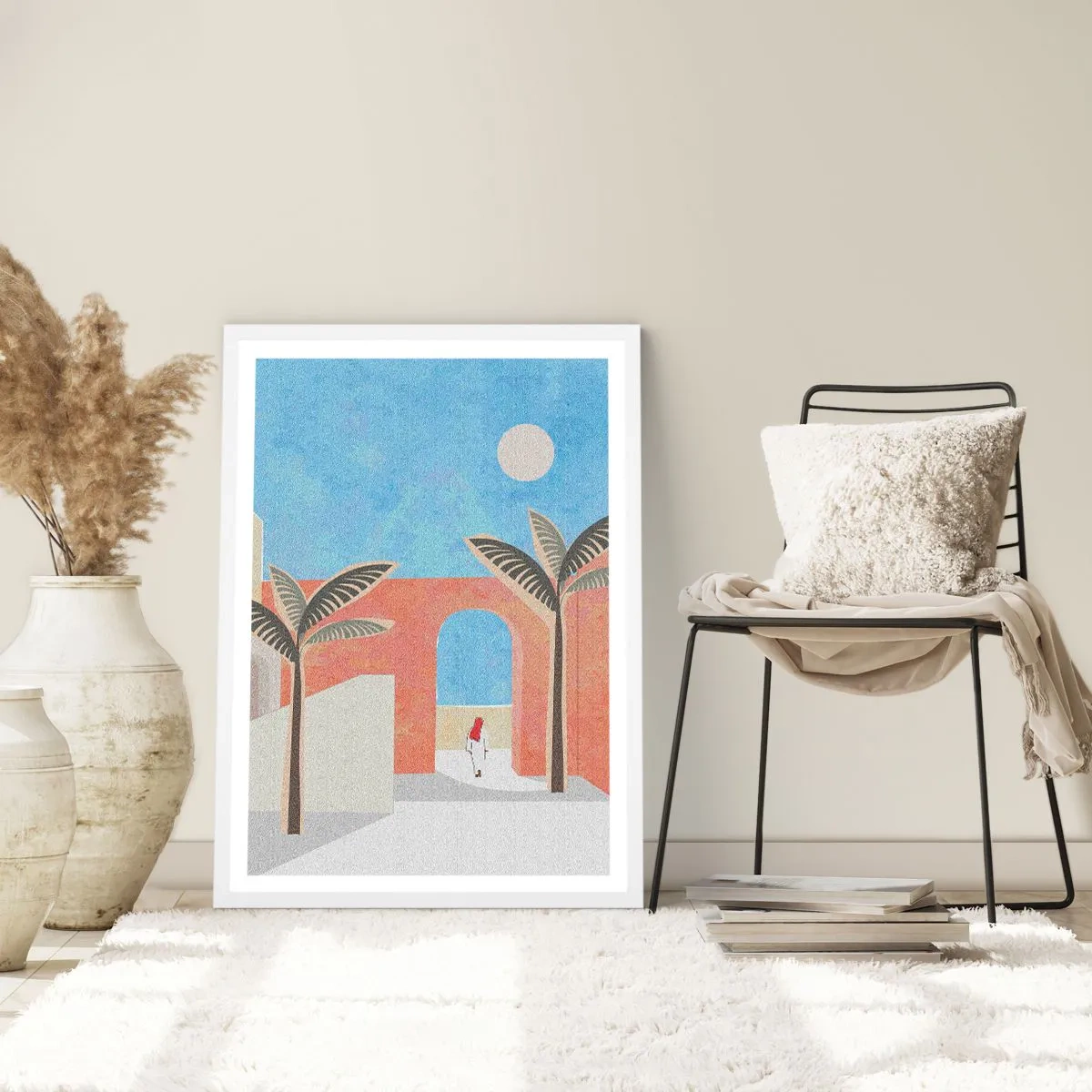 Plakát v bílém rámu - Arabský den - 61x91 cm