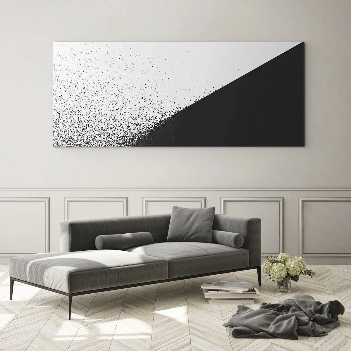 Obraz na skle - Rychleji a rychleji, více a více - 120x50 cm