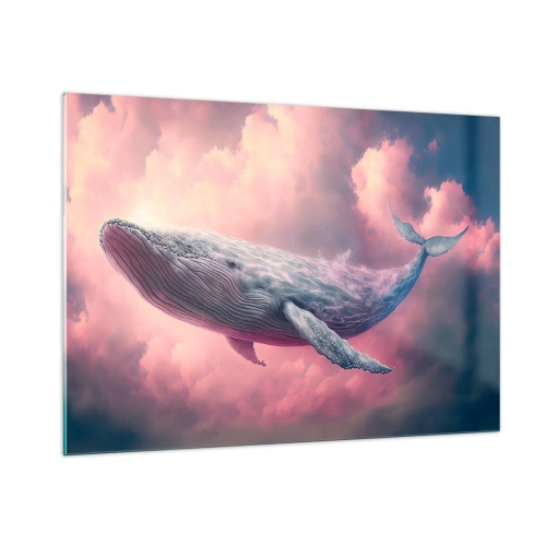 Obraz na skle - Otři si oči - 100x70 cm
