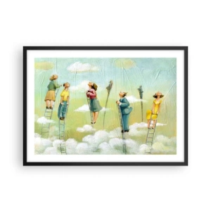 Plakát v černém rámu - Za svým snem - 70x50 cm