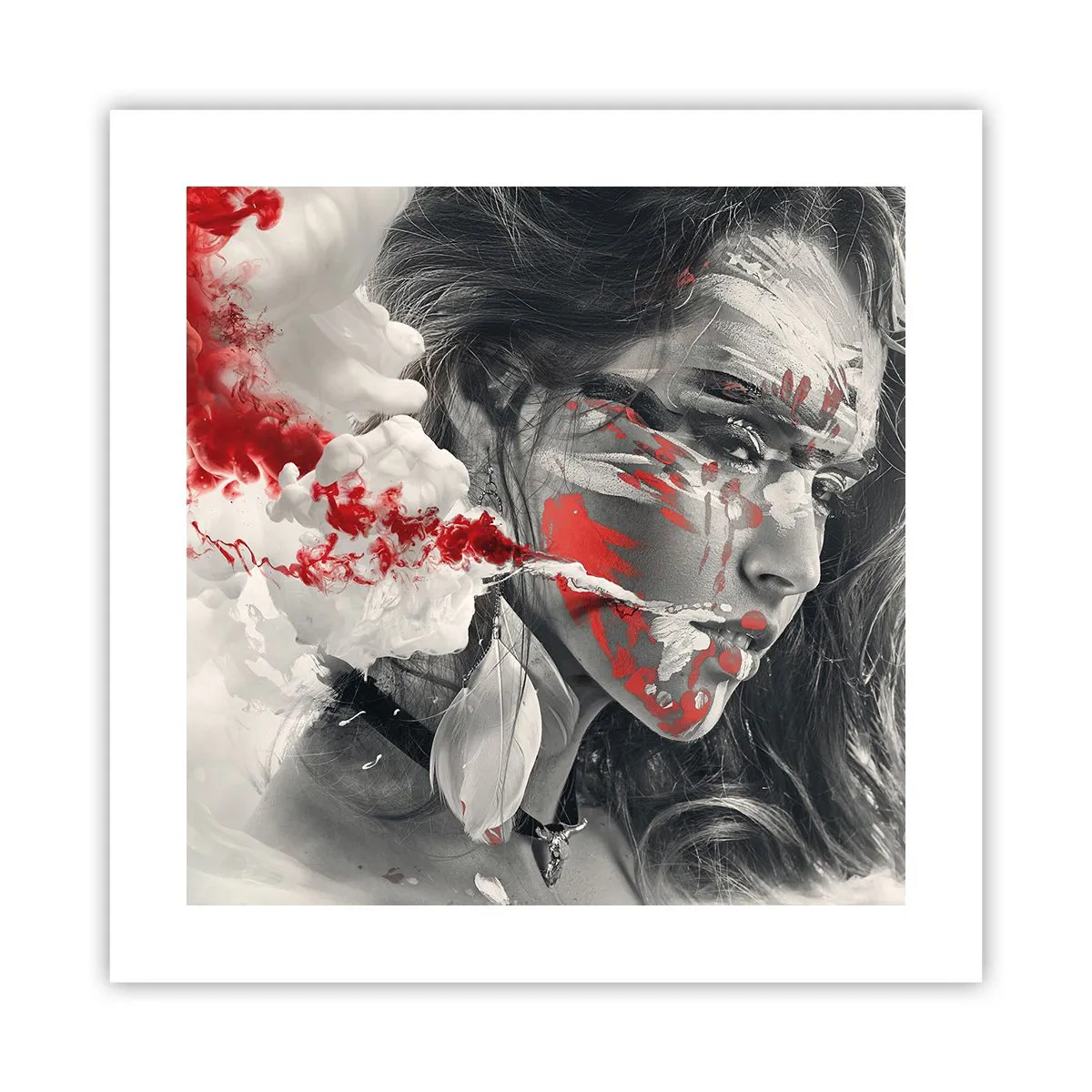 Plakát - Ve spárech absurdity - 40x40 cm