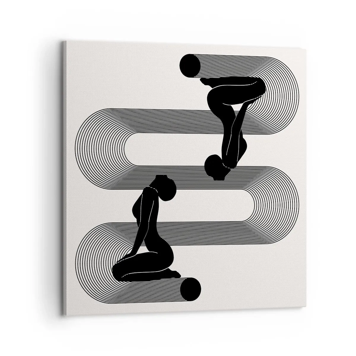 Obraz na plátně - Smyslná symetrie - 60x60 cm