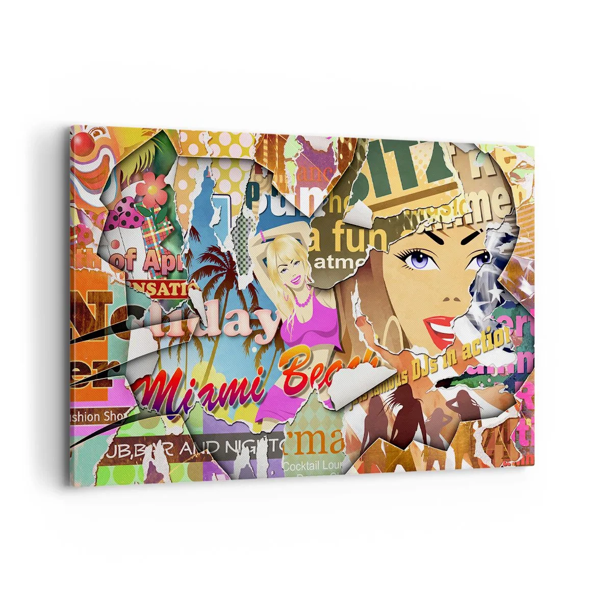 Obraz na plátně - Prázdninové retrospektiva - 120x80 cm