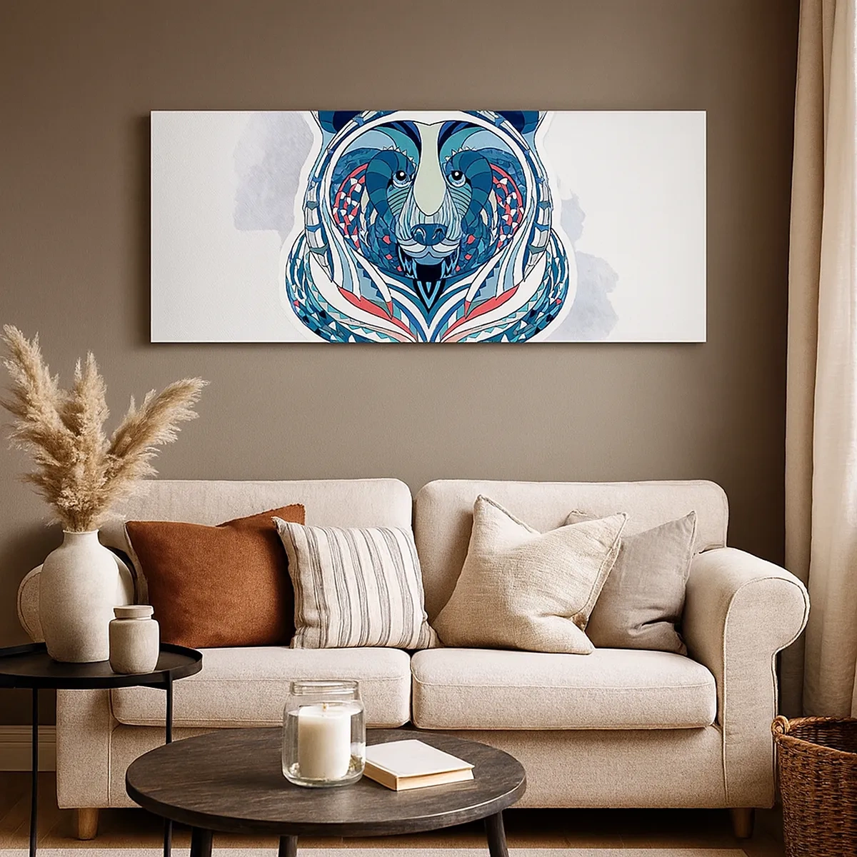 Obraz na plátně - Eviva Grenlandia! - 30x30 cm