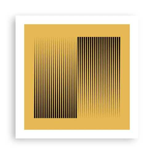 Plakát - Čtverec protikladů - 50x50 cm