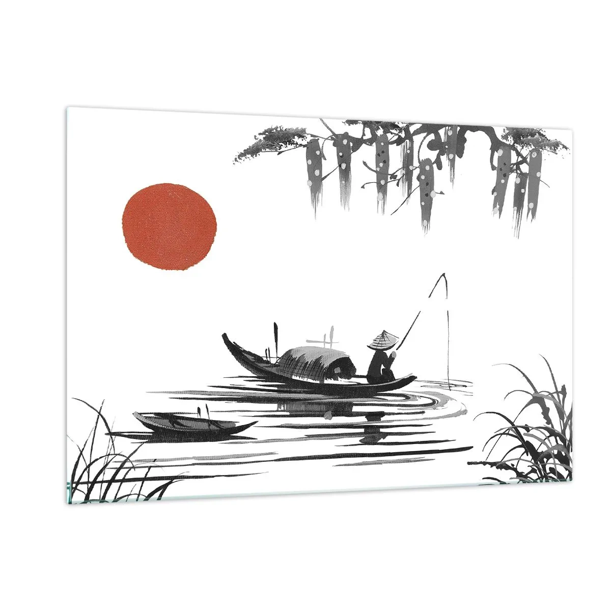 Obraz na skle - Asijské odpoledne - 120x80 cm