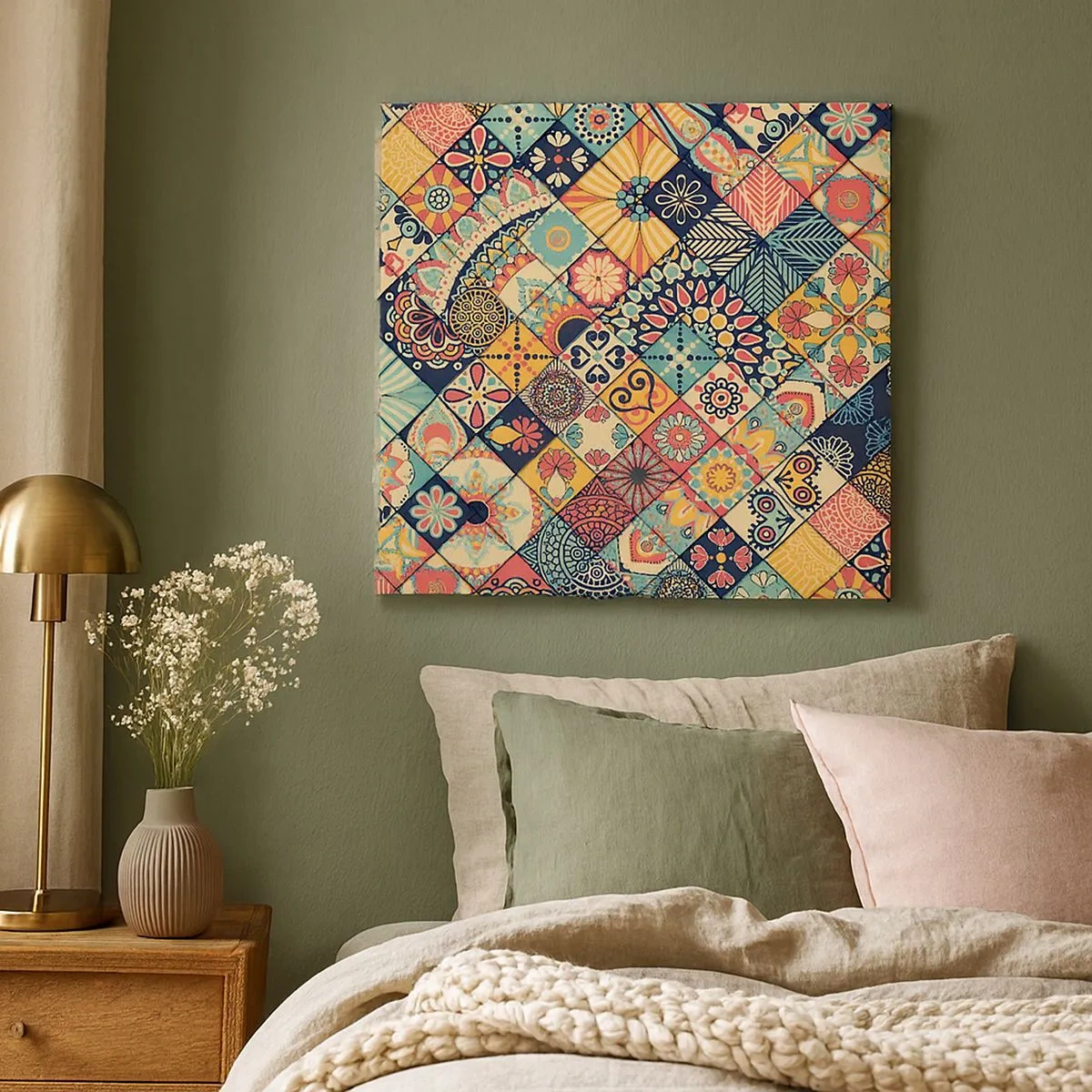 Obraz na plátně - Marokánská vize - 30x30 cm