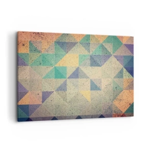 Obraz na plátně - Republika trojúhelníků - 120x80 cm