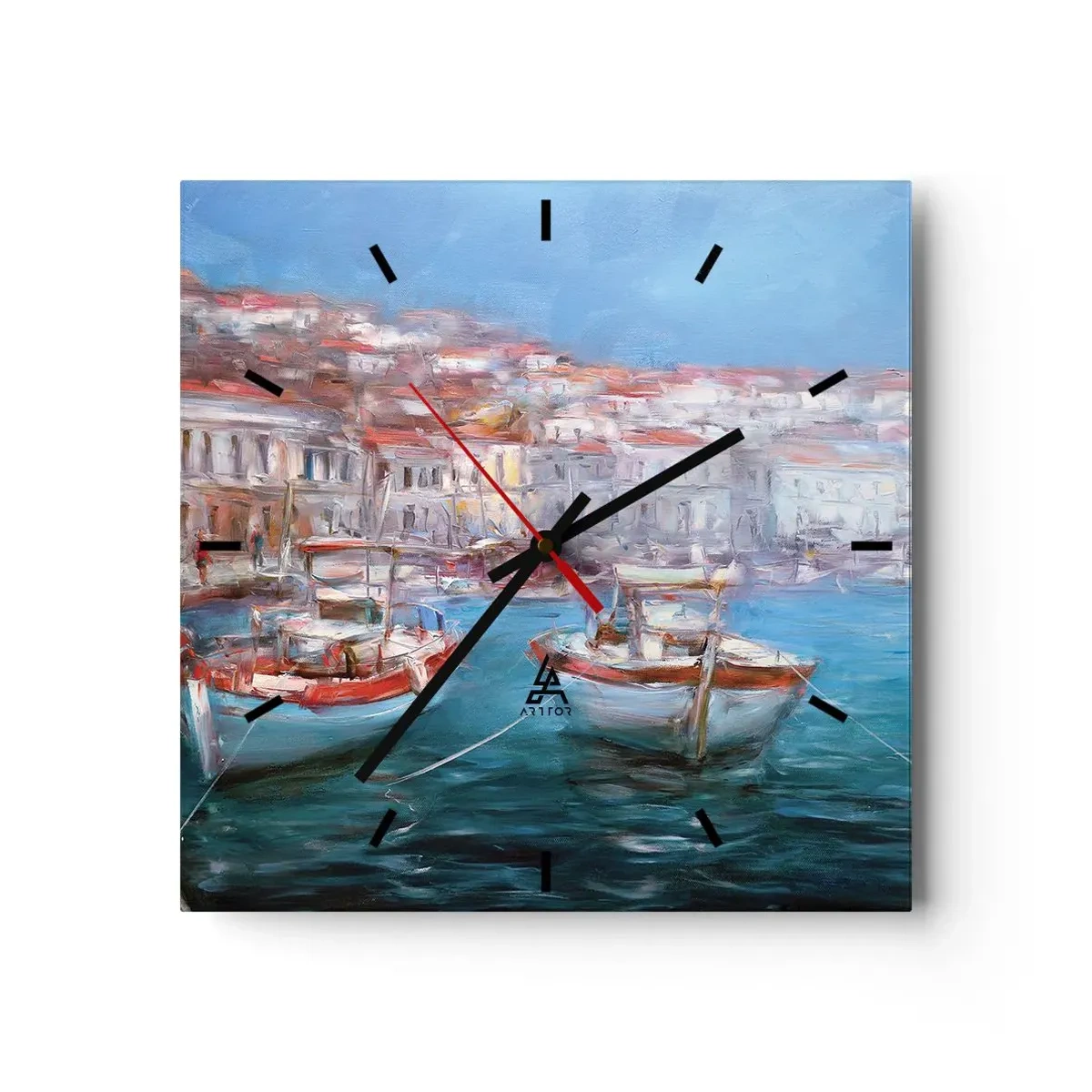 Nástěnné hodiny - Italský záliv - 30x30 cm