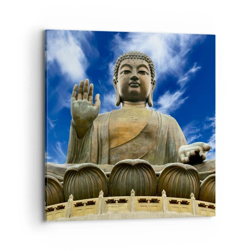 Obraz na plátně - Žij beze strachu - 70x70 cm