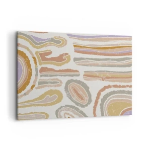 Obraz na plátně - Barevné průřezy - 100x70 cm