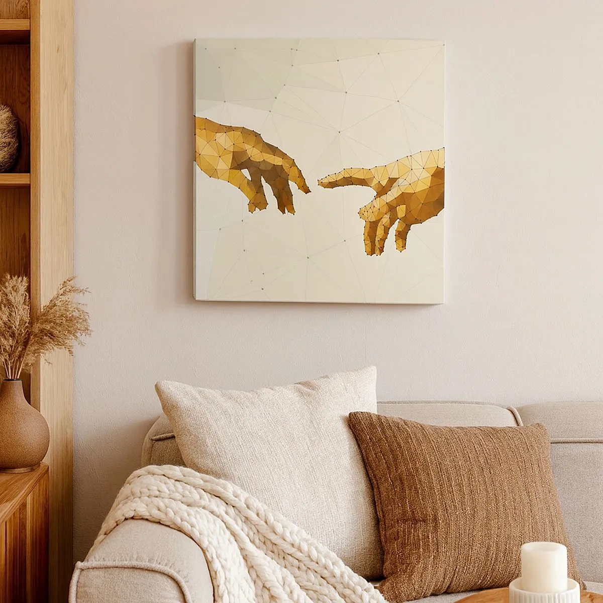 Obraz na plátně - Božská geometrie - 30x30 cm