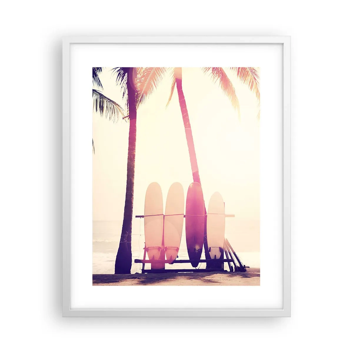 Plakát v bílém rámu - Bude to skvělý den - 40x50 cm