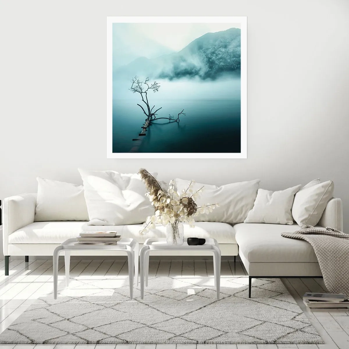Plakát - Z vody a mlhy - 60x60 cm