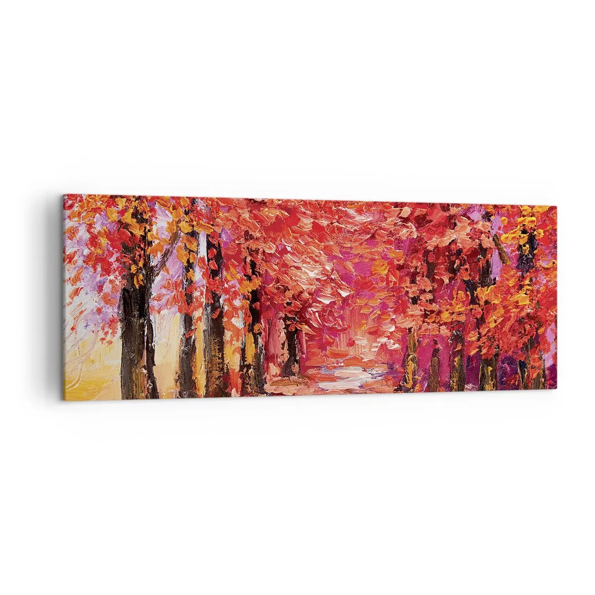 Obraz na plátně - Podzimní imprese - 140x50 cm