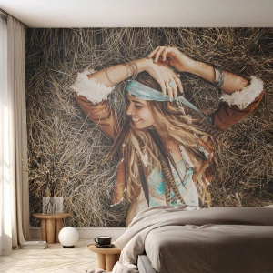 Fototapeta Premium Sand - Na cestě do léta lásky - Boho, Žena, Šperky - 200x140 cm