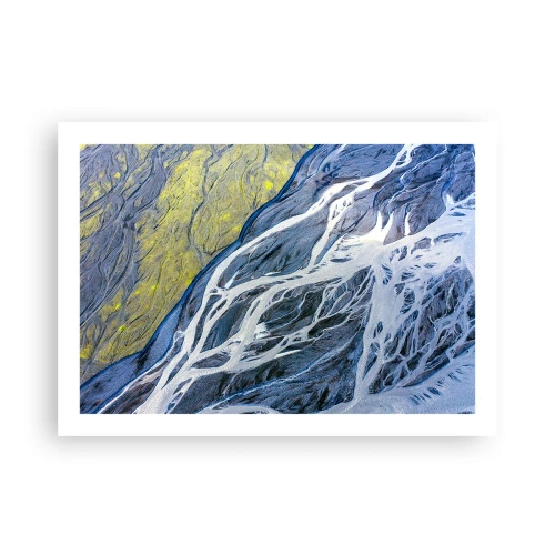 Plakát - Jeskynní malby přírody - 70x50 cm