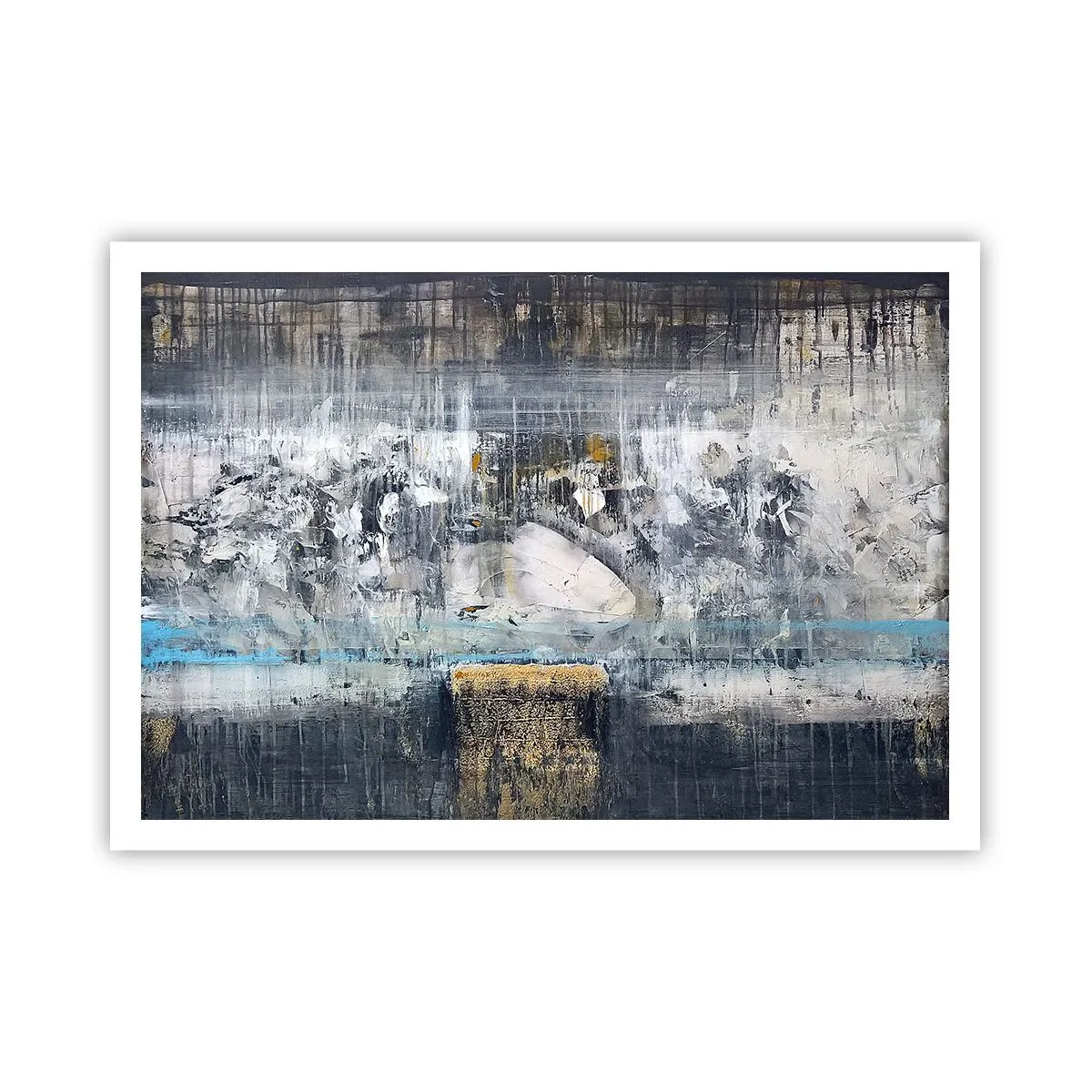 Plakát - Jako na ledě, tak i na hroudě - 100x70 cm