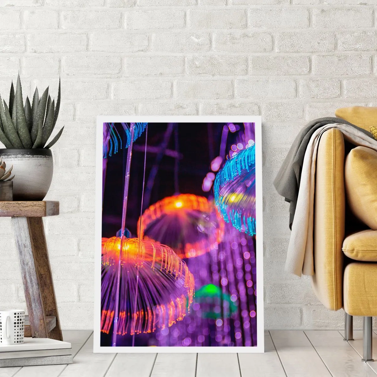 Plakát - Světelná fontána - 70x100 cm