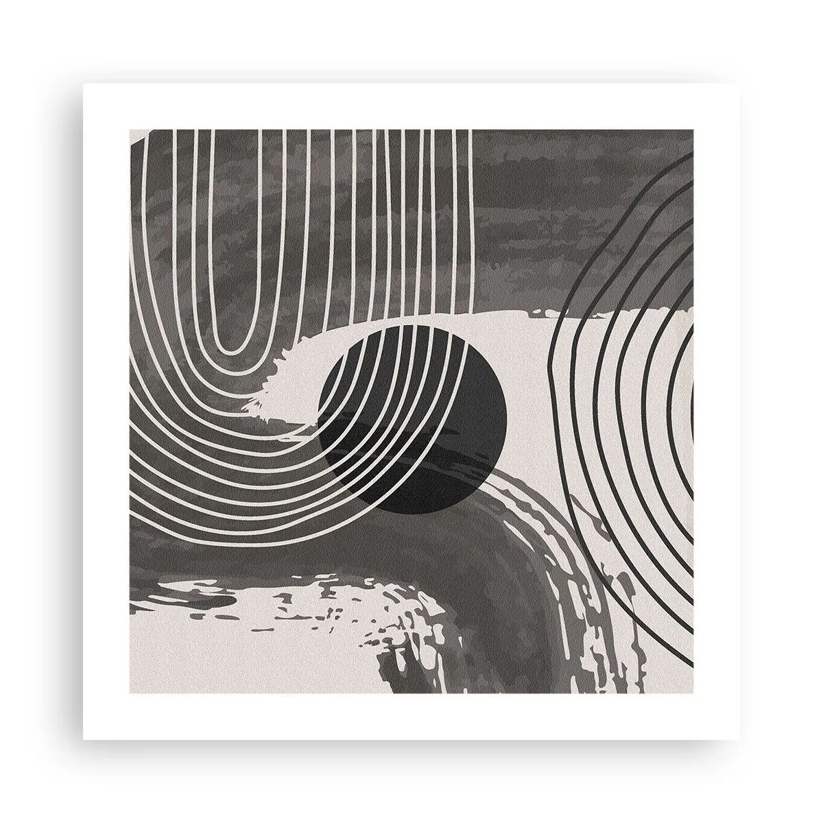 Plakát - Ovál vítězí - 50x50 cm
