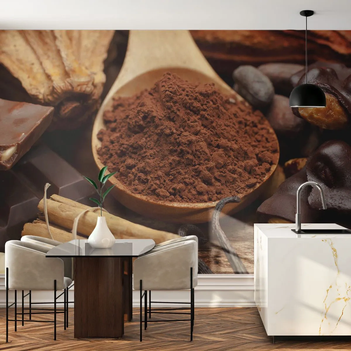 Fototapeta Samolepicí Deluxe Sticker - Nejlepší na smutek - Gastronomie, Čokoláda, Káva - 500x350 cm