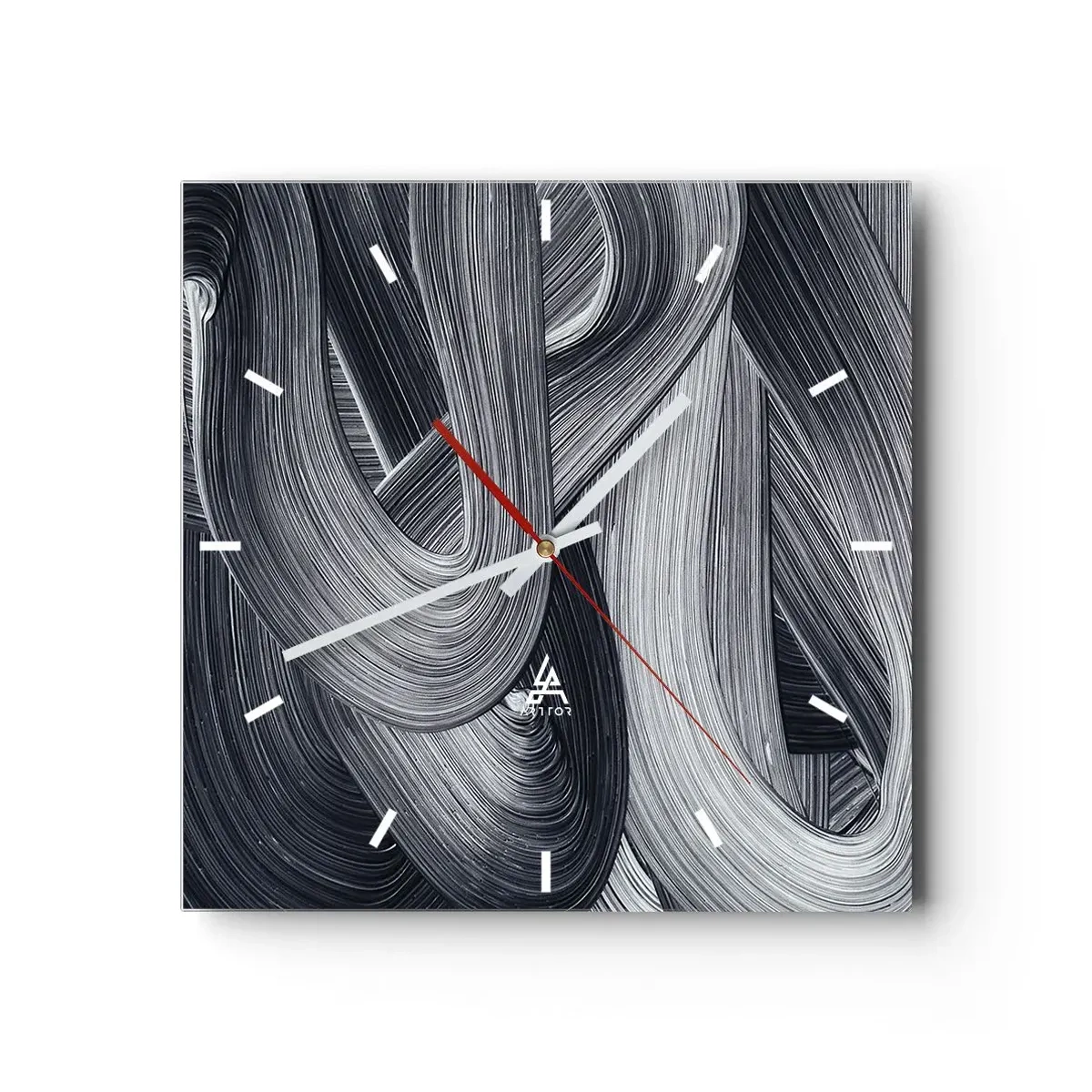 Nástěnné hodiny - Plynulost reality - 30x30 cm