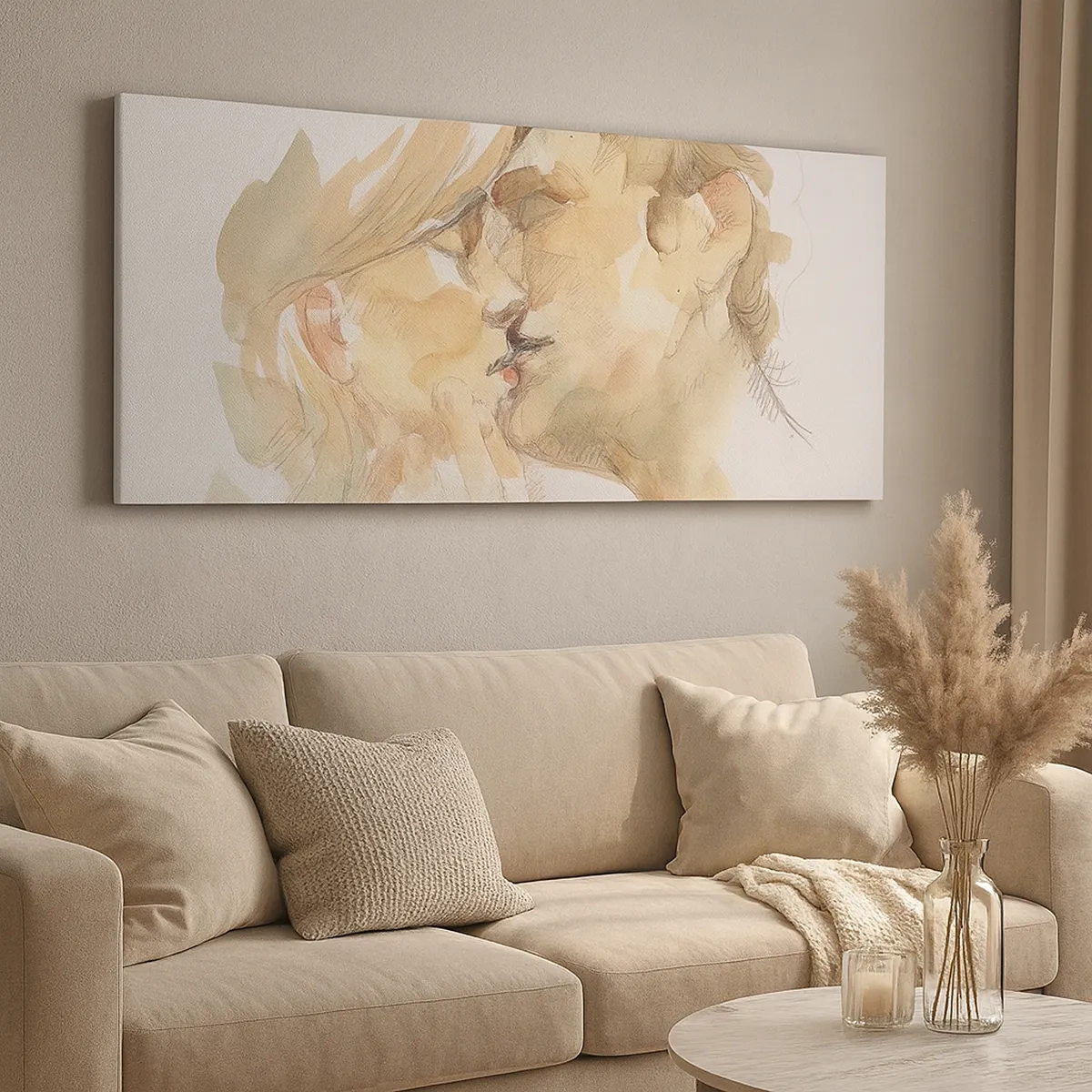 Obraz na plátně - Nalezena polovina? - 30x30 cm