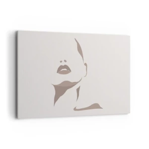 Obraz na plátně - Stvořená ze světla a stínu - 120x80 cm