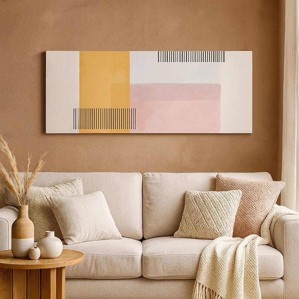 Obraz na plátně - Z rohu do rohu - 100x40 cm