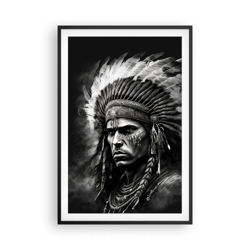 Plakát v černém rámu - Vůdce a bojovník - 61x91 cm