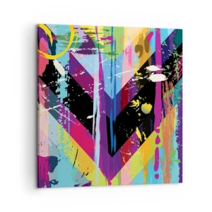 Obraz na plátně - Shora dolů - 50x50 cm