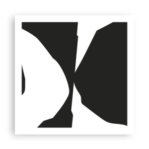 Plakát - Positive-negative - 60x60 cm