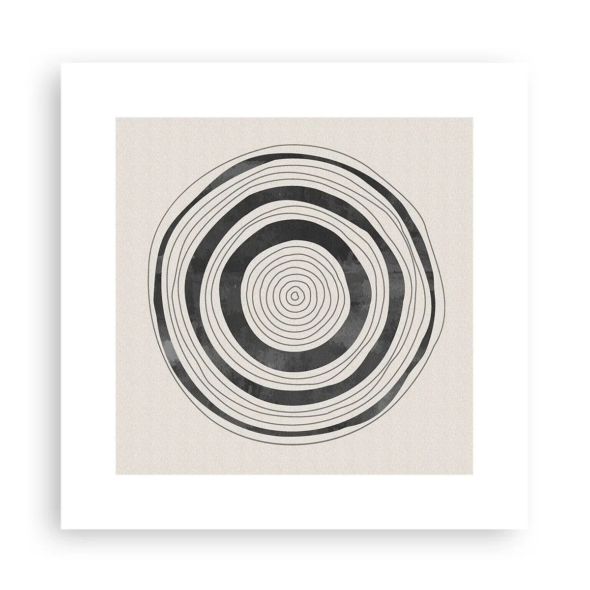 Plakát - Důležité je to, co je uprostřed - 30x30 cm