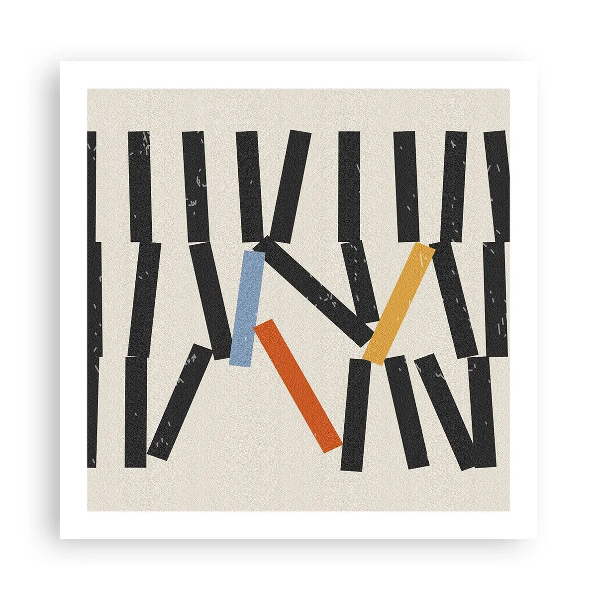 Plakát - Domino – kompozice - 60x60 cm