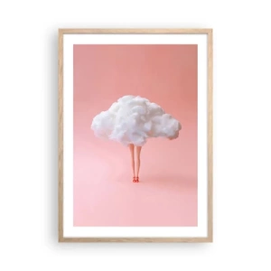 Plakát v rámu světlý dub - Sladký slib - 50x70 cm