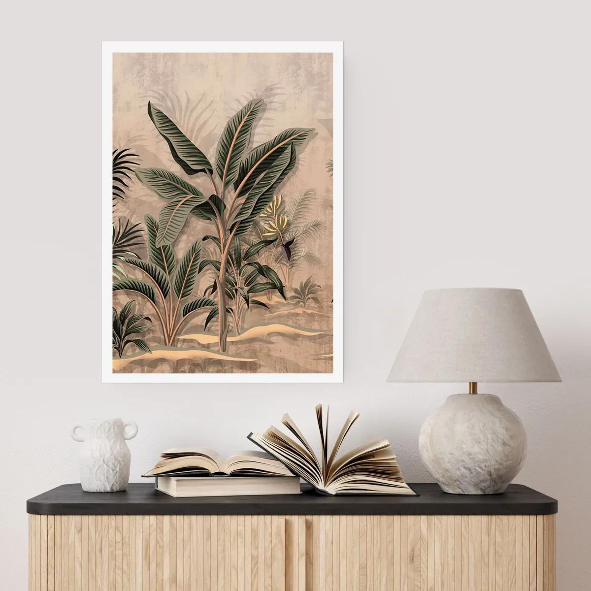 Plakát - Rytina v koloniálním stylu - 30x40 cm