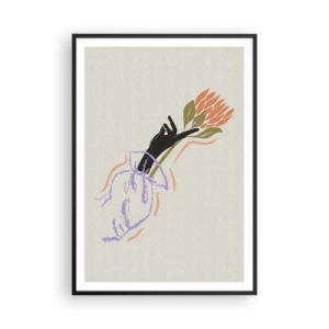 Plakát v černém rámu - Sesterský dotek - 70x100 cm