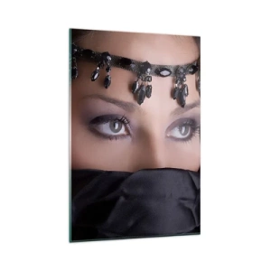 Obraz na skle - Orientální svůdné tajemství - 80x120 cm