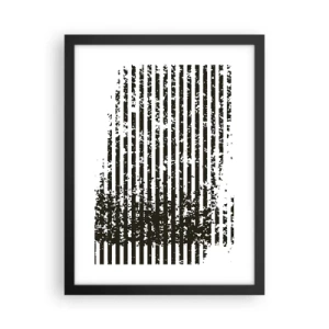 Plakát v černém rámu - Rytmus a šum - 30x40 cm