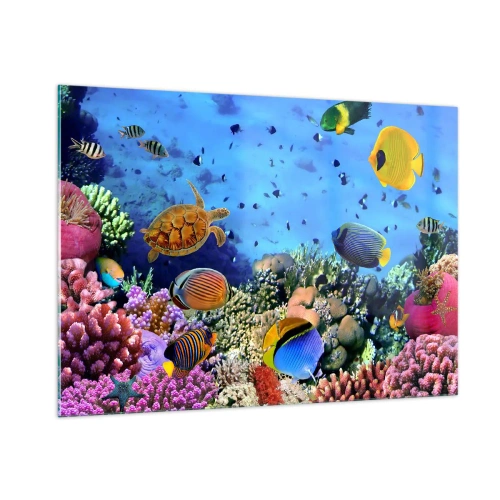 Obraz na skle - Co víme o životě… - 100x70 cm