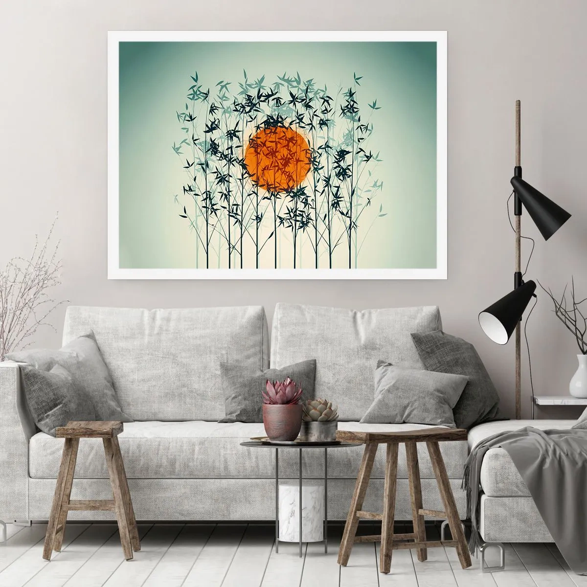 Plakát - Japonské slunce - 70x50 cm