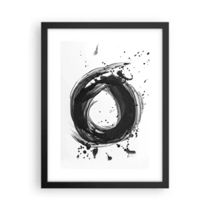 Plakát v černém rámu - Vír tvoření - 30x40 cm