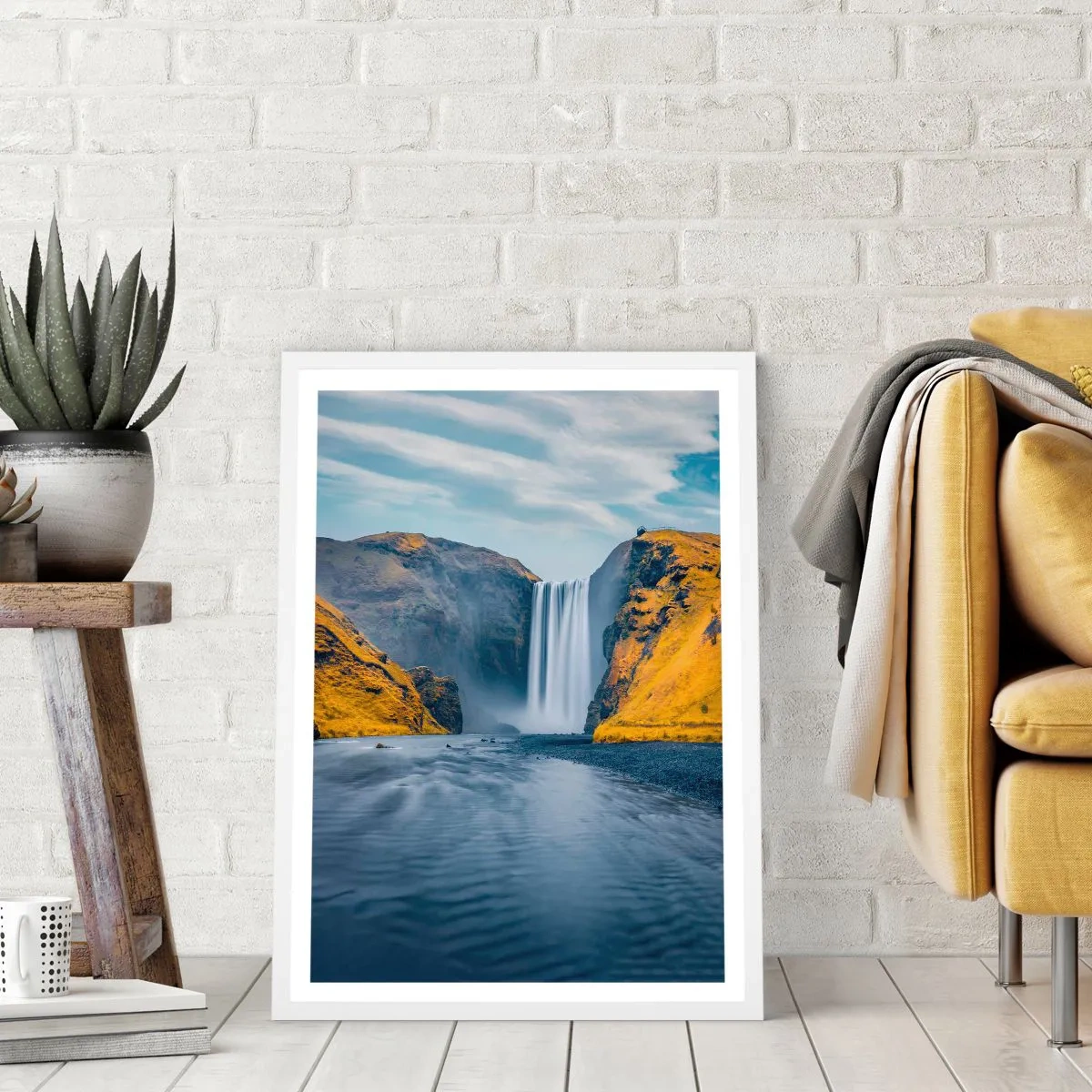 Plakát v bílém rámu - Věčné trvání, věčný pohyb - 40x50 cm