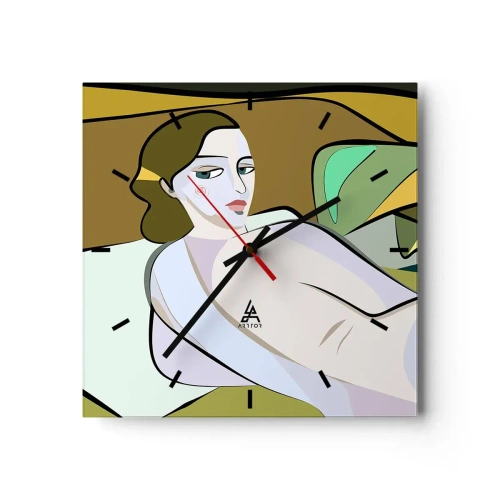 Nástěnné hodiny - Intimní portrét - 40x40 cm