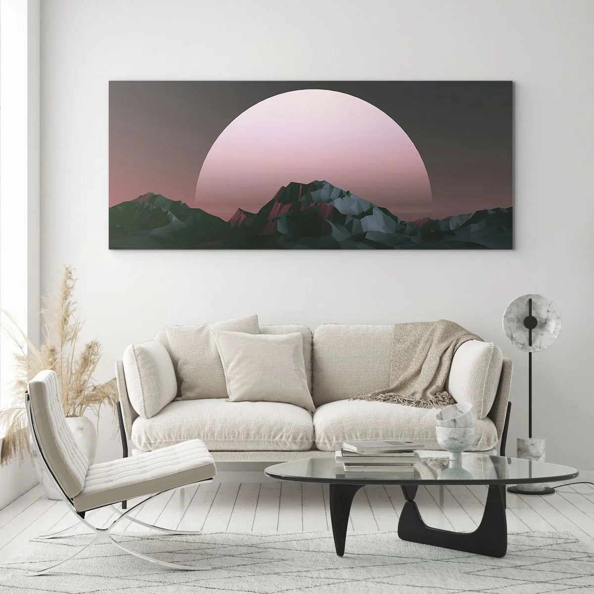 Obraz na skle - V sousední galaxii - 100x40 cm
