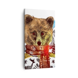 Obraz na plátně - Chata medvídka - 45x80 cm