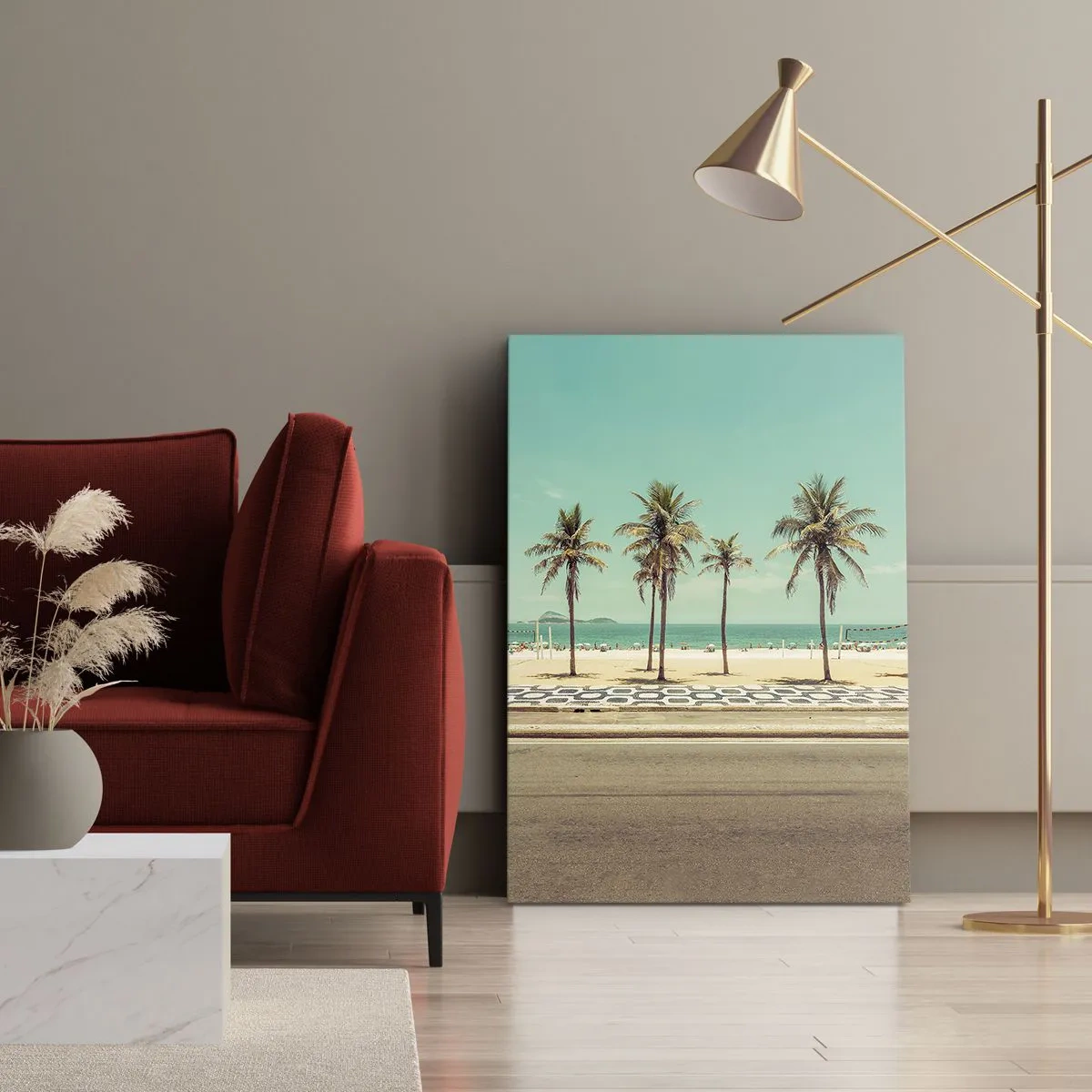 Obraz na plátně - Hlídání pláže - 50x70 cm