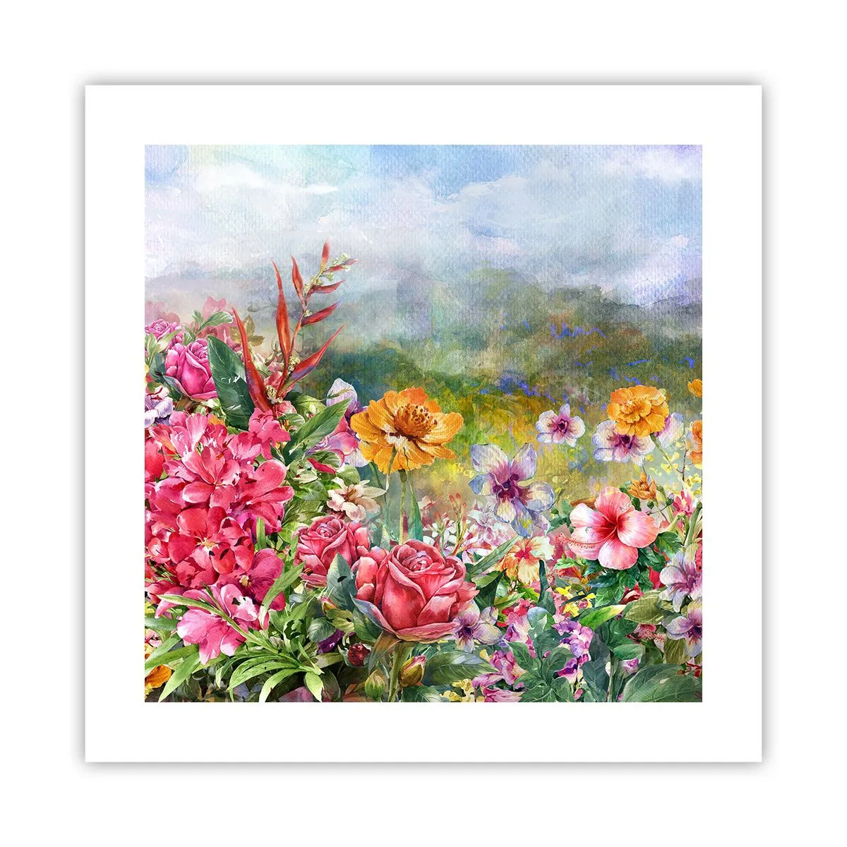 Plakát - Zahrada, která se zbláznila - 40x40 cm