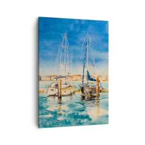 Obraz na plátně - Slunečná laguna - 50x70 cm